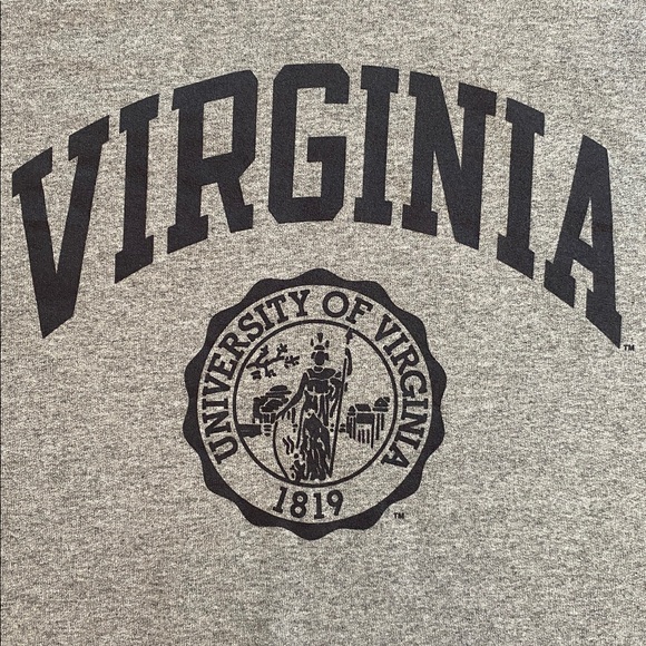 UVa University of Virginia gray crewneck sweatshirt Sz L - Picture 2 of 6